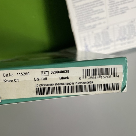 2 PACK LOT JOBST Men Knee High Closed Toe Compression Stocking black LARGE TALL - Picture 5 of 5